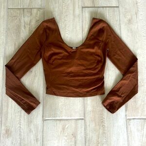 Lululemon align long sleeve crop top
